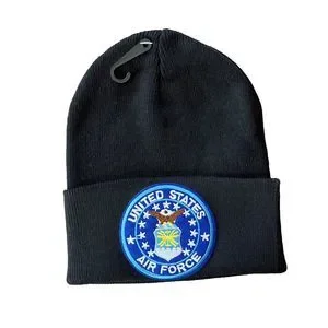 Air Force Accessories Usaf Air Force Beanie Skull Cap Black